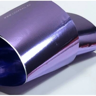 Фольга переводная (Светло сиреневая глянец) 1м